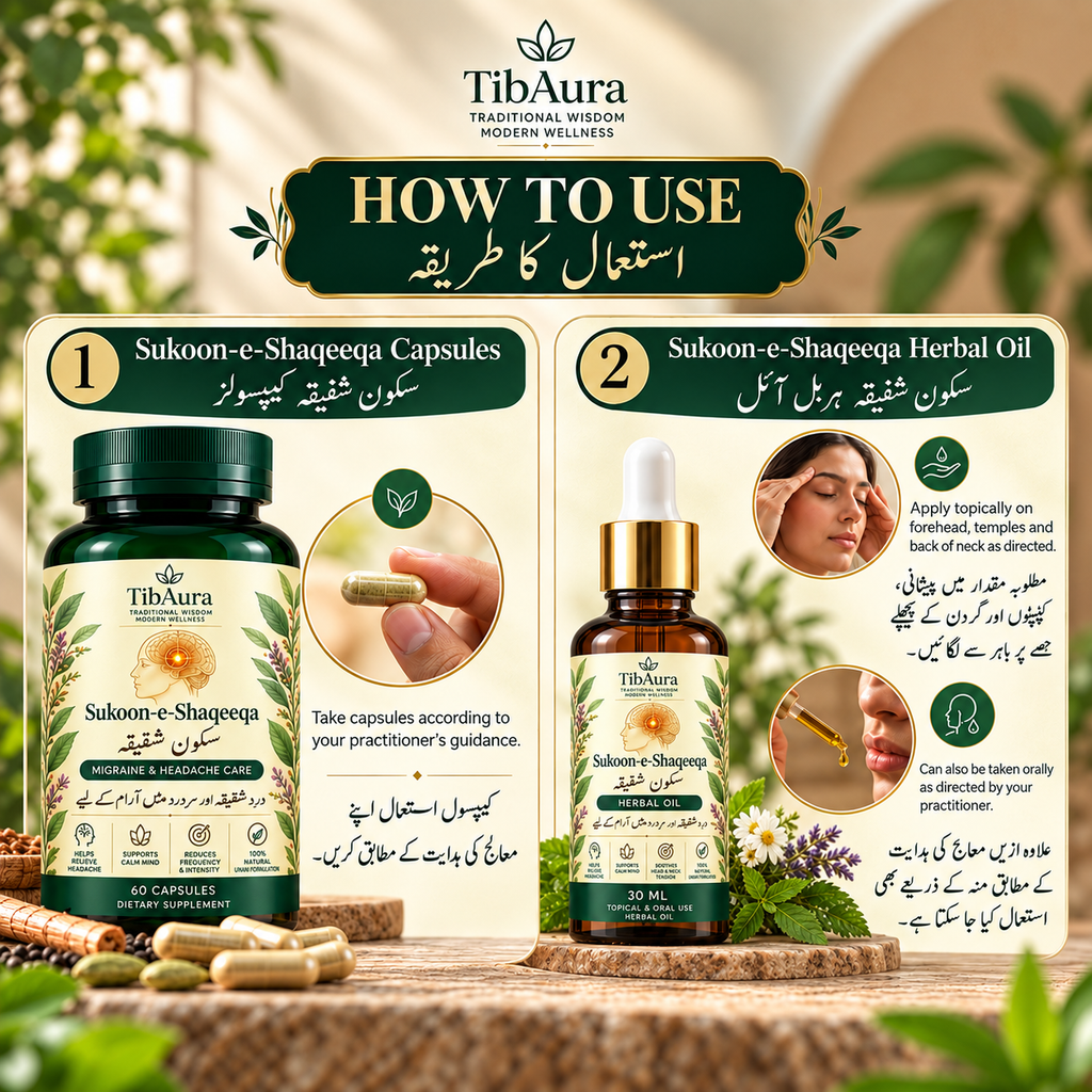 TibAura Sukoon-e-Shaqeeqa سکونِ شقیقہ